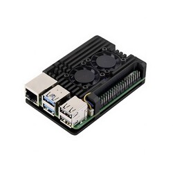 Raspberry Pi 5 Çift Fanlı Alüminyum Kasa - Thumbnail