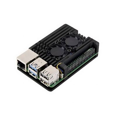 Raspberry Pi 5 Çift Fanlı Alüminyum Kasa