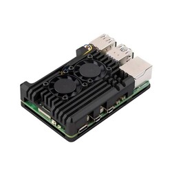 Raspberry Pi 5 Çift Fanlı Alüminyum Kasa - Thumbnail