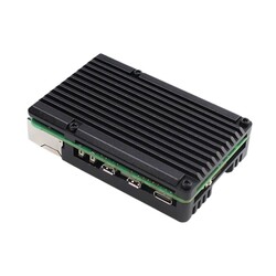 Raspberry Pi 5 Uyumlu Tek Fanlı Alüminyum Kasa - Thumbnail
