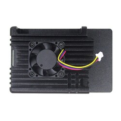 Robo90 - Raspberry Pi 5 Uyumlu Tek Fanlı Alüminyum Kasa