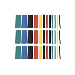Renkli Isıyla Daralan Makaron Seti - 530 Adet - Thumbnail