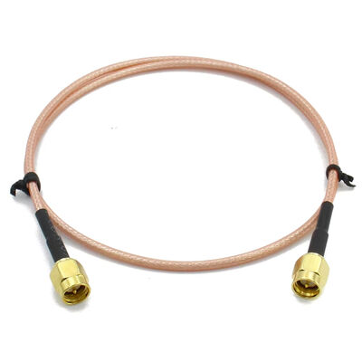 RG316 SMA Erkek - Erkek Konnektör Kablo 50cm