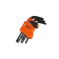 Robo90 - RİCO 9 Parça Düz Kısa Alyan Anahtar Takımı 013-RC2899