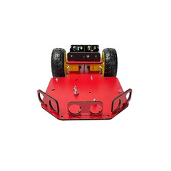 Robo90 2WD Çok Amaçlı Mobil Robot Platformu - Tahta - Arduino Uyumlu - Thumbnail