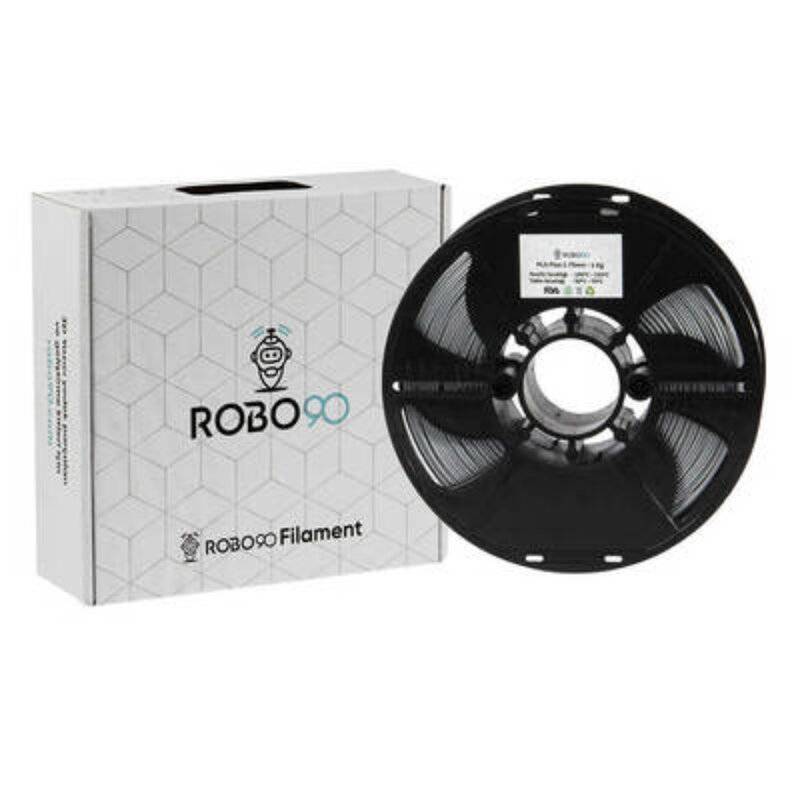 Robo90 - Robo90 Gümüş Gri ECO PLA Filament - 1.75mm - 1 Kg