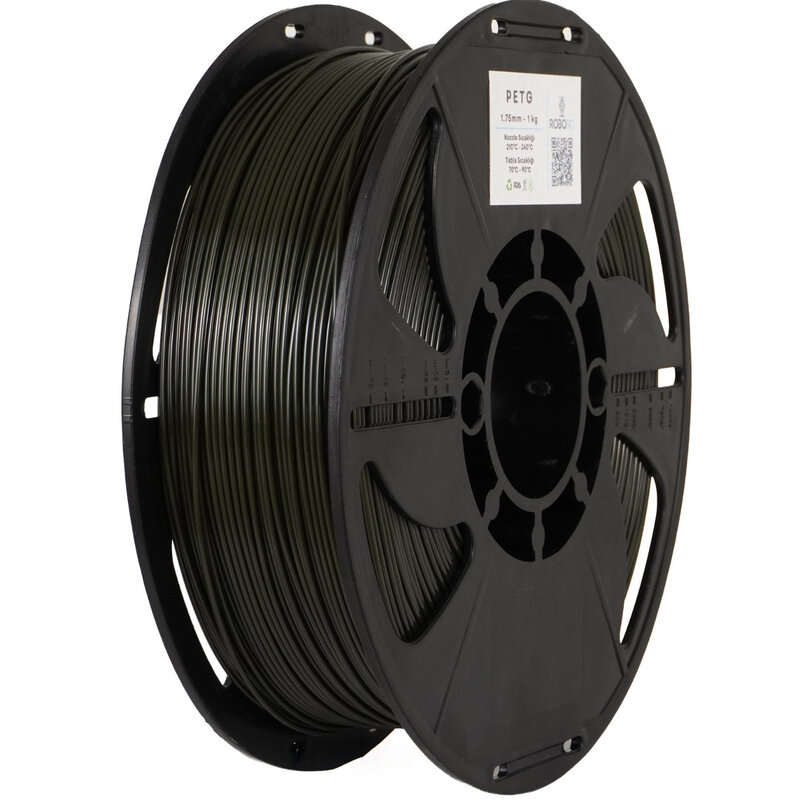 Robo90 - Robo90 Haki Yeşil PETG Filament - 1.75mm - 1 Kg