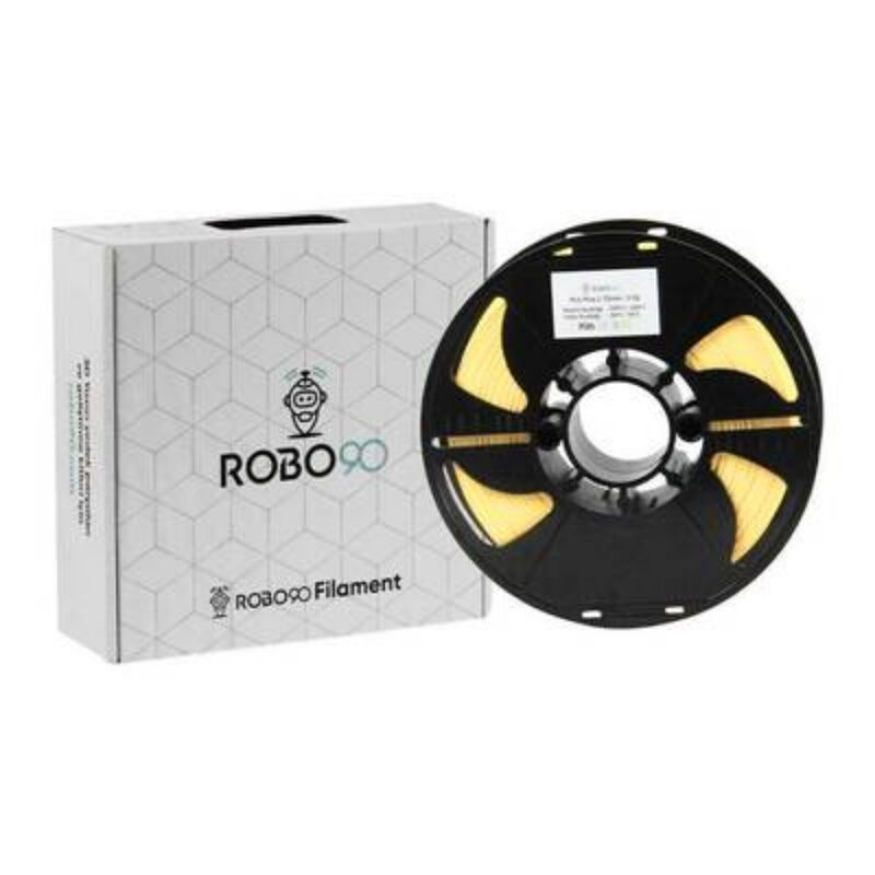 Robo90 - Robo90 Pastel Sarı ECO PLA Filament - 1.75mm - 1 Kg