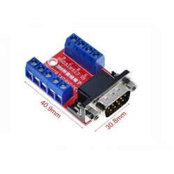 RS232 DB9 Erkek Terminal Bloğu - Thumbnail