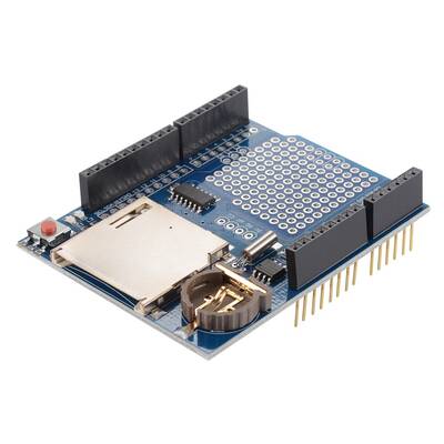 RTC + SD Kart Data Logger Shield (Arduino Uyumlu)