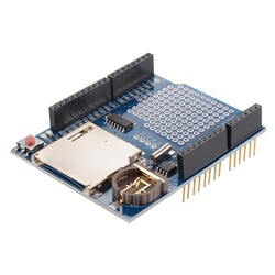 Robo90 - RTC + SD Kart Data Logger Shield (Arduino Uyumlu)