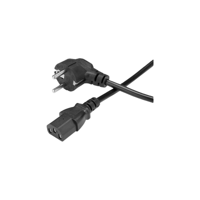 S-LINK SL-P175 1.5m 0.75mm Lüks Güç Kablosu Siyah