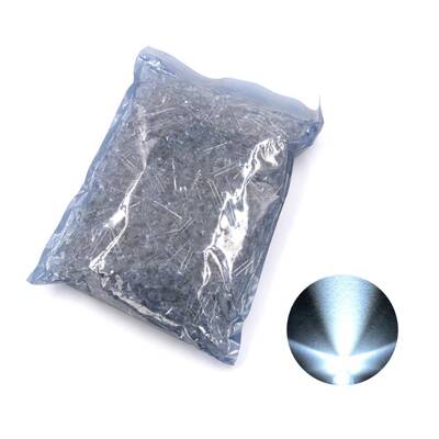 Şeffaf Beyaz Led - 3mm - 1000 Adet