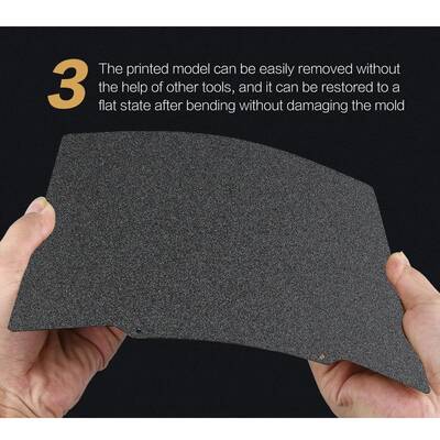Siyah Pei Kaplı Yay Çeliği Manyetik Tabla - 235x235mm - Çift Yüzlü