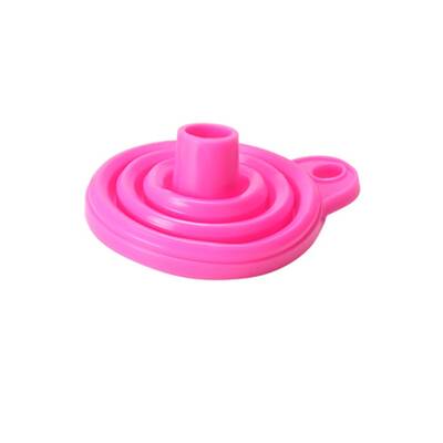 SLA 3D Yazıcı UV Reçine Filtre(Süzgeç)-Silikon Huni Seti - Pembe