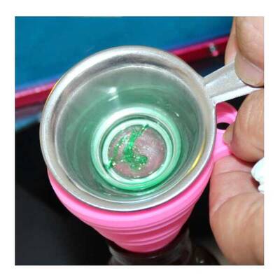 SLA 3D Yazıcı UV Reçine Filtre(Süzgeç)-Silikon Huni Seti - Pembe