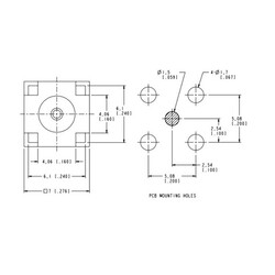 SMA 180 Derece RF Konnektör - 13.5mm - Dişi - Thumbnail