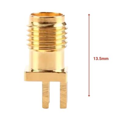 SMA 180 Derece RF Konnektör - Dişi - 13.5mm