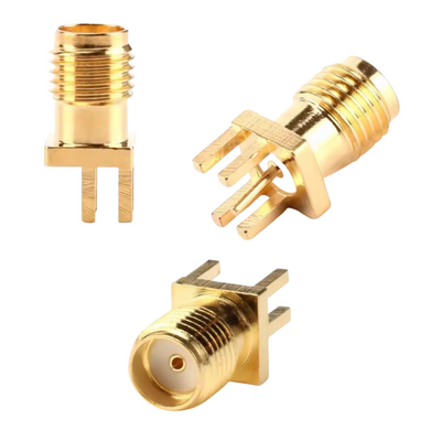 SMA 180 Derece RF Konnektör - Dişi - 13.5mm