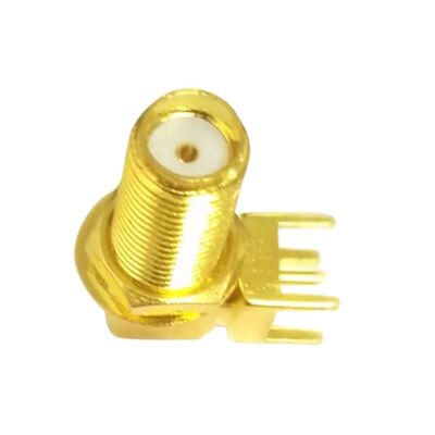 SMA 90 Derece RF Konnektör - Dişi - 17mm