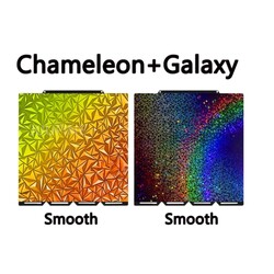 Robo90 - Snapmaker U1 Çift Taraflı Chameleon + Galaxy Tabla 270x270mm