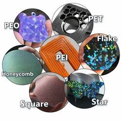 Snapmaker U1 Çift Taraflı Star + Flake Tabla 270x270mm - Thumbnail