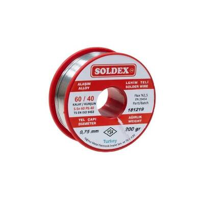 Soldex Lehim Teli - 200gr - 0.75mm