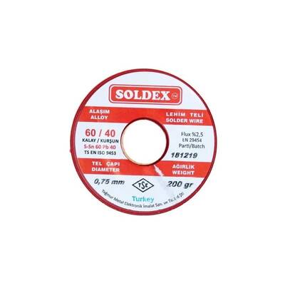 Soldex Lehim Teli - 200gr - 0.75mm