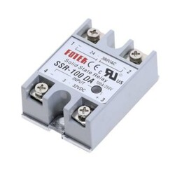 Robo90 - SSR-100DA (100A) Solid State Röle (Geliştirme Kartlarıyla Uyumlu)