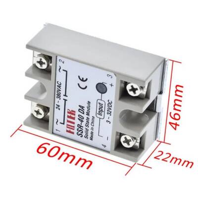 SSR-40DA Solid State Röle - 40A
