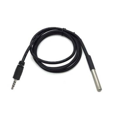 Su Geçirmez Isı Sensörü 2.5 mm Audio Jack-Jak DS18B20