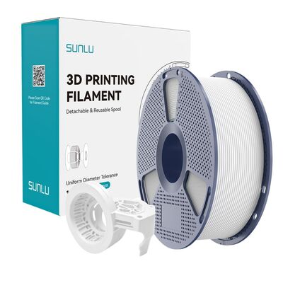 SUNLU High Speed PETG Matte Filament Beyaz 1.75mm 1kg