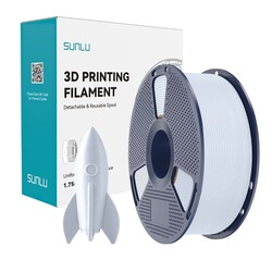 SUNLU High Speed PLA Filament Beyaz 1.75mm 1kg - Thumbnail