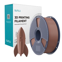 SUNLU High Speed PLA Filament Kahverengi 1.75mm 1kg - Thumbnail