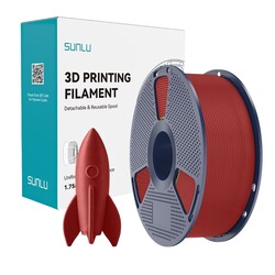 SUNLU High Speed PLA Filament Kırmızı 1.75mm 1kg - Thumbnail