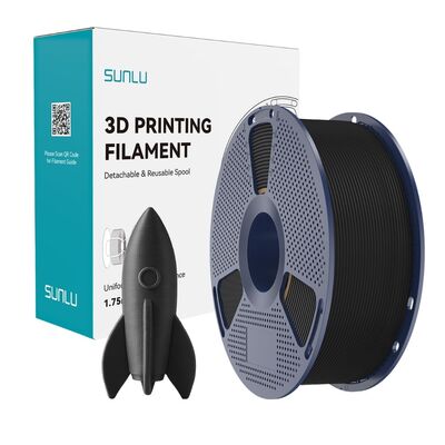 SUNLU High Speed PLA Filament Siyah 1.75mm 1kg
