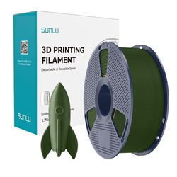 SUNLU High Speed PLA Filament Zeytin Yeşili 1.75mm 1kg - Thumbnail