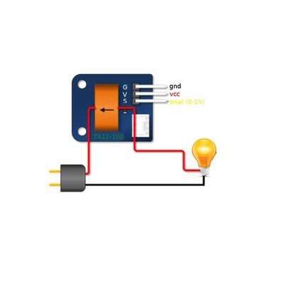 TA12-100 AC Akım Ölçme Sensörü - 5A - Arduino Uyumlu