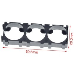 3'lü 18650 Li-ion Pil Slot Tutucu - Thumbnail