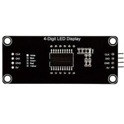 TM1637 4 Digit Led Display Saat Modülü - Yeşil - Thumbnail