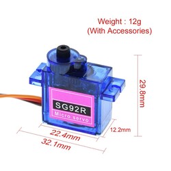 Tower Pro SG92R Mini Servo Motor - Thumbnail