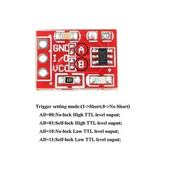 TTP223 Dokunmatik (Touch) Buton-Sensör Modülü - Thumbnail