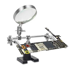 Üçüncü El Mercekli Elektronik PCB-Kart Tutucu Büyüteçli - Thumbnail