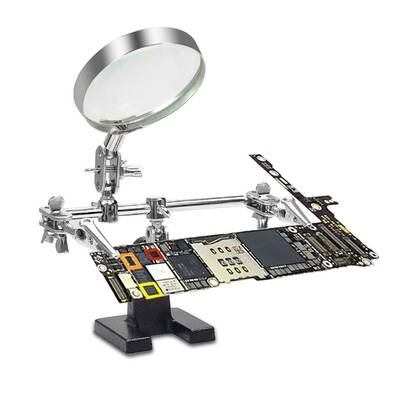 Üçüncü El Mercekli Elektronik PCB-Kart Tutucu Büyüteçli