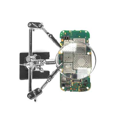 Üçüncü El Mercekli Elektronik PCB-Kart Tutucu Büyüteçli