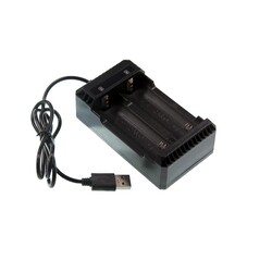 Robo90 - USB 2'li 18650 Li-ion Pil Şarj Aleti - 3.7V -22650-26650