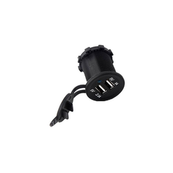 USB Şarj Soketi-Modülü Otomobil Uyumlu 5V 2.1A - 1A - Thumbnail