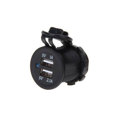 USB Şarj Soketi-Modülü Otomobil Uyumlu 5V 2.1A - 1A
