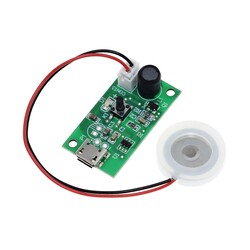 USB Ultrasonik Nem Buhar Yapıcı Modül - 5V Sis Yapıcı - Thumbnail