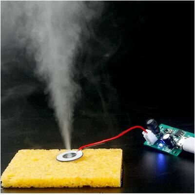 USB Ultrasonik Nem Buhar Yapıcı Modül - 5V Sis Yapıcı